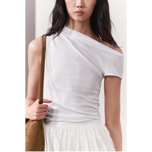 Zara white Sleeveless Women's top